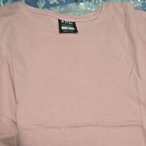 APL Light Pink Crew Neck Top S